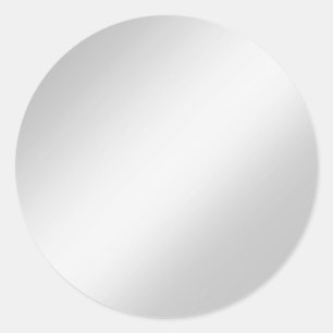 Adesivo Redondo Vazio de Cinza de Prata de Glamor com Vinhetas