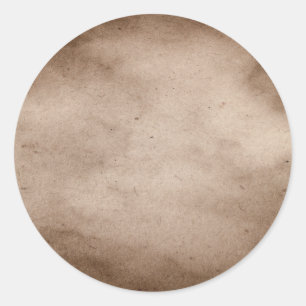Adesivo Redondo Vazio de Fundo de Papel Antiquado com Pergaminho d
