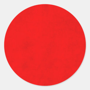 Adesivo Redondo Vazio de Papel de Papel de Cor Vermelha Brilhante 
