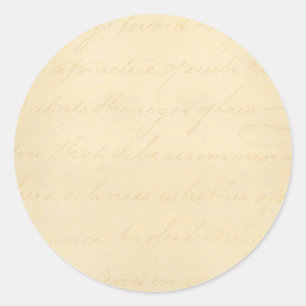 Adesivo Redondo Vazio do modelo do texto da antiguidade do