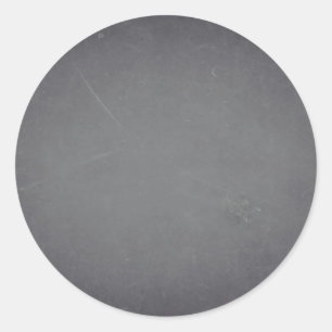 Adesivo Redondo Vazio Faux Chalkboard Personalizar Texto a Cada Pa
