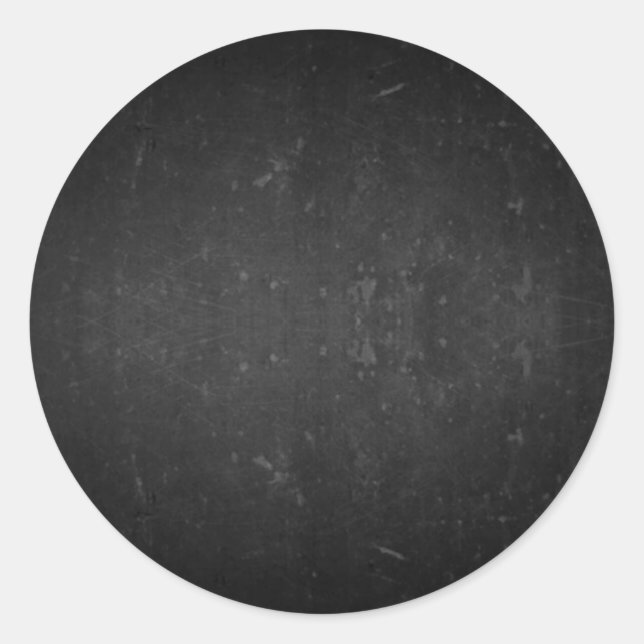 Adesivo Redondo Vazio Faux Chalkboard Personalizar Texto a Cada Pa (Frente)