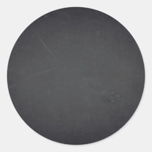 Adesivo Redondo Vazio Faux Chalkboard Personalizar Texto a Cada Pa