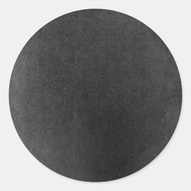 Adesivo Redondo Vazio Faux Chalkboard Personalizar Texto a Cada Pa (Frente)