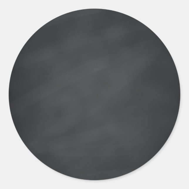 Adesivo Redondo Vazio Faux Chalkboard Personalizar Texto a Cada Pa (Frente)