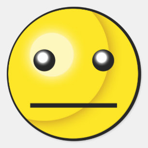 Adesivo Redondo Vazio Stare Sticker