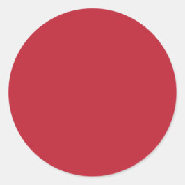 Adesivo Redondo vazio vermelho cardeal