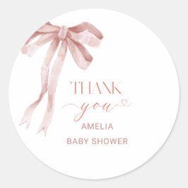 Adesivo Redondo Vedante de Arco Elegante de Aquarela Fita Bebê