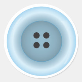 Adesivo Redondo Vedante do Botão Azul Claro