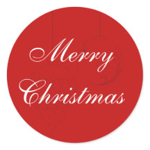 Vedantes de Envelope de Natal Vermelho com Ornamen