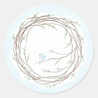 Adesivo Redondo Vedantes de envelope para aves