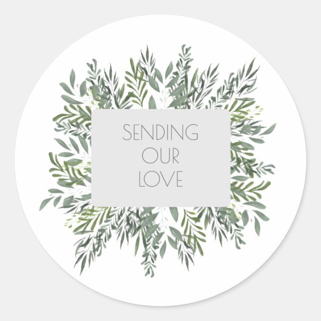 Adesivo Redondo Vedantes de envelopes/adesivos redondos clássicos (Frente)