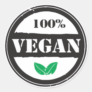 ADESIVO REDONDO VEGAN 100%