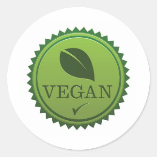 Adesivo Redondo Vegan Seal
