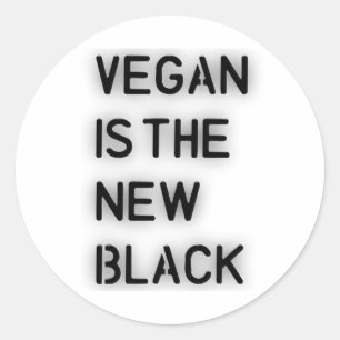 Adesivo Redondo Vegan Vegetarian Vegism Gift Animal