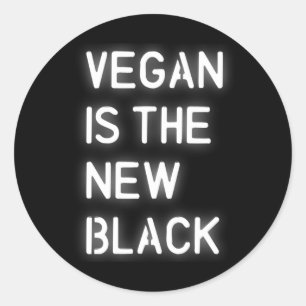 Adesivo Redondo Vegan Vegetarian Vegism Veggie Comida Idea