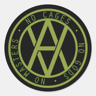 Adesivo Redondo Veganarquia