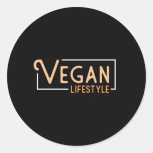 Adesivo Redondo Veganismo Animais Direitos Vegetarianos Dão Ideia