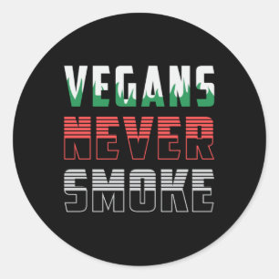 Adesivo Redondo Veganismo e direitos dos animais vegetarianos