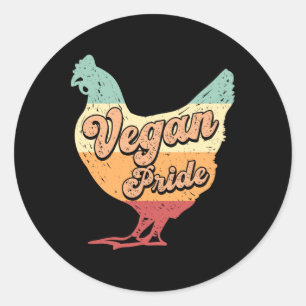 Adesivo Redondo Veganismo Vegetais Vegan Veggie Animais Dão Ideia