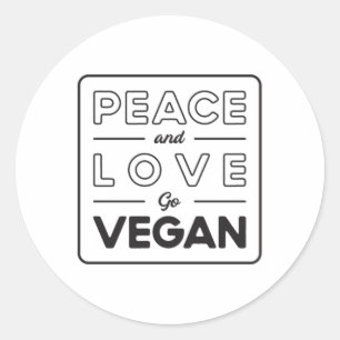 Adesivo Redondo Veganismo vegetariano vegetariano ganha presente