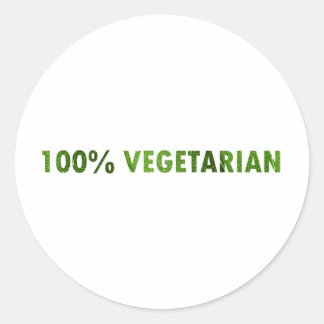 ADESIVO REDONDO VEGETARIANO DE 100 POR CENTO
