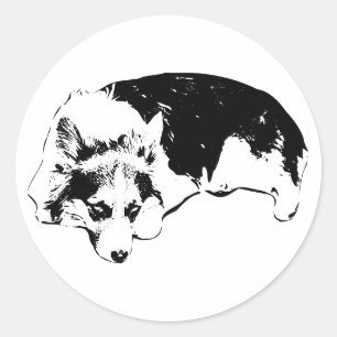 Adesivo Redondo Vejo Você