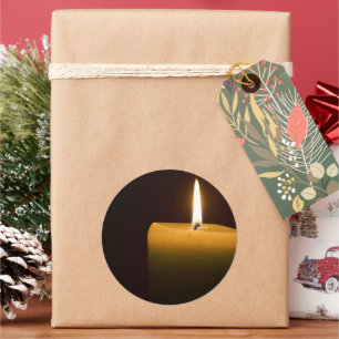 Adesivo Redondo Vela com Vidro Clássico Redondo