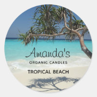 Vela de Paraíso Tropical Sunny Beach Ocean ou Soap
