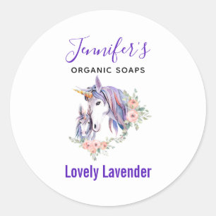 Adesivo Redondo Vela Mágica de Sabão de Mãe e Bebê