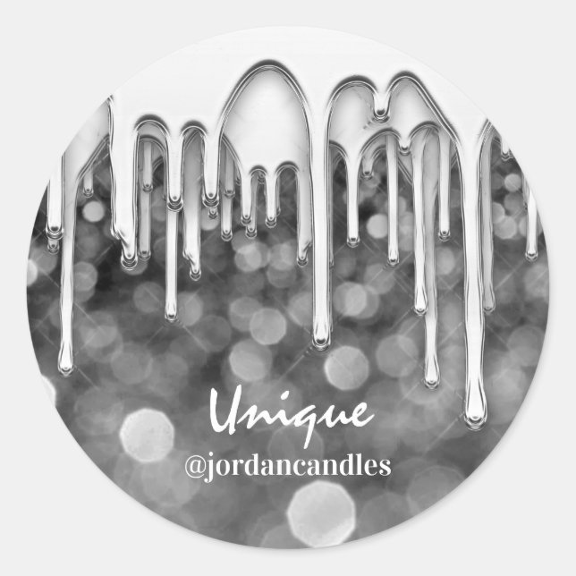 Adesivo Redondo Velas Barramento PequenoNome do Iness Unidades de  (Frente)