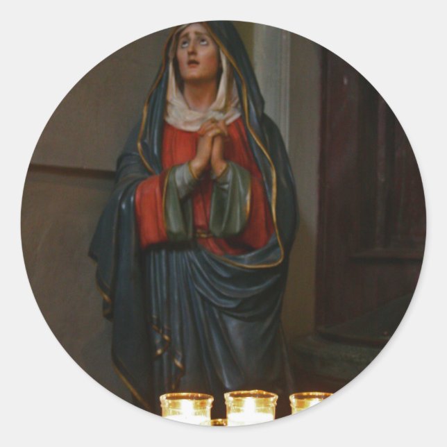 Adesivo Redondo Velas da Esperança [Natal] (Frente)