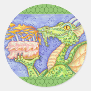 ADESIVO REDONDO VELAS DE ANIVERSÁRIO PARA ILUMINAÇÃO DO DRAGÃO