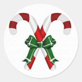 Adesivo Redondo Velas de Natal com Arco