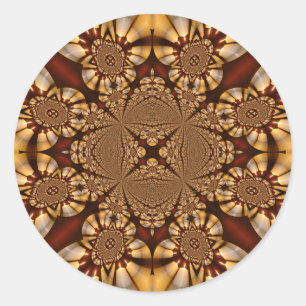 Adesivo Redondo Velas do branco de Windows do vitral da catedral