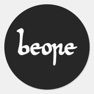 Adesivo Redondo Velha Cerveja Inglesa