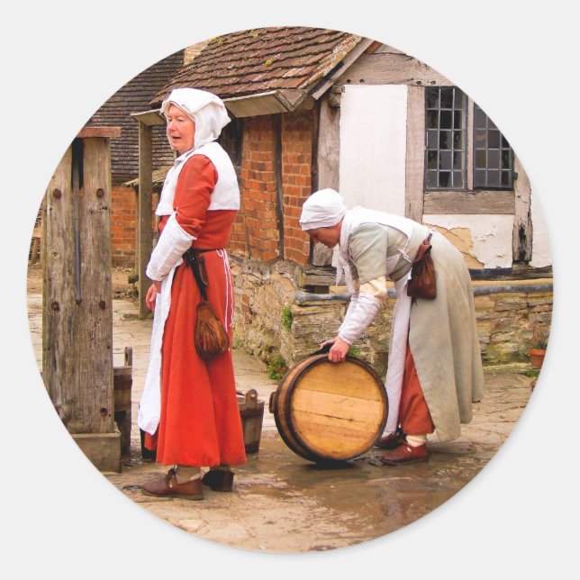 ADESIVO REDONDO VELHA INGLATERRA (Frente)