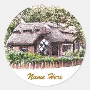 ADESIVO REDONDO VELHA INGLATERRA