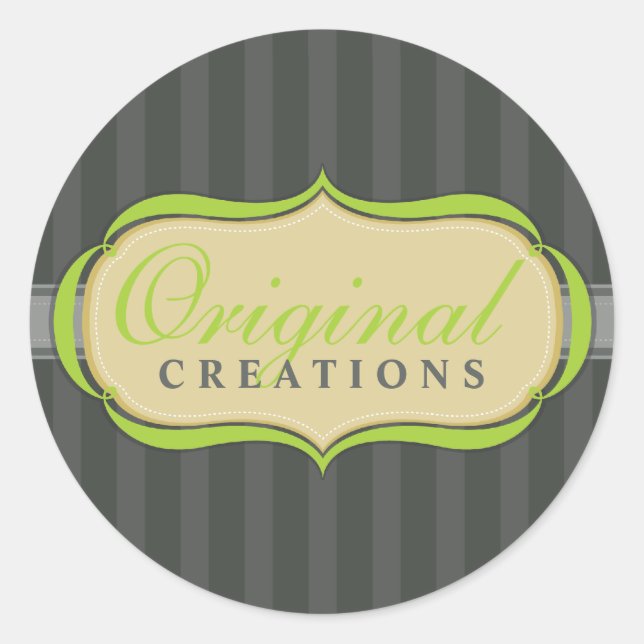 Adesivo Redondo VELOCIDADE: 11 elegante inflamatório (Frente)