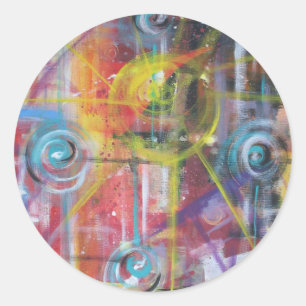 Adesivo Redondo Velocidade constante 4