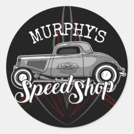 Adesivo Redondo Velocidade de rotação dinâmica Comprar NOME PERSON