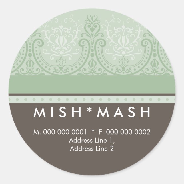 Adesivo Redondo VELOCIDADOR: 3ª Vara (Frente)