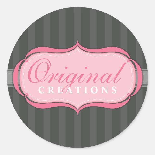 Adesivo Redondo VELOCIDADOR: elegante flamicante 6 (Frente)