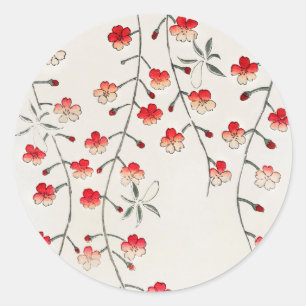 ADESIVO REDONDO VELOPE SINALIZADOR: JAPONÊS WOODBLOCK: SEITEI