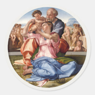 ADESIVO REDONDO VELOPE SINALIZADOR: MICHELANGELO : DONI TONDO