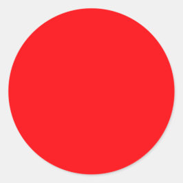 Adesivo Redondo Veludo Vermelho Natal