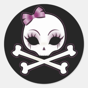 Adesivo Redondo VelusaSkullie