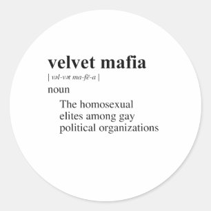 ADESIVO REDONDO VELVET MAFIA