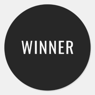 Adesivo Redondo Vencedor