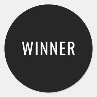 Adesivo Redondo Vencedor